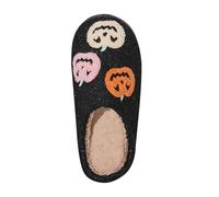 Chausson Femme Confort Chic - Pantuflas Mujer Memorial De Forma Pantufla Modelo Lindo Halloween Zapatos Slip On Pantuflas Interior Al Aire Libre Antideslizante Slippers, Negro , 40 EU