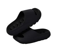 Chausson Homme Maison Ete - Pantoufles Homme Suela Souple Chaussures Bout Ouvert Chaussons Cómodo Slippers Transpirable Pantoufle Antideslizante Interieur Exterieur Chaussure Chic Slipper, Negro , 42