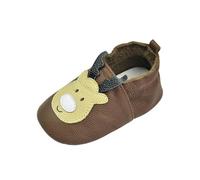 Chaussons Cuir Souple Bébé Antidérapant Chausson Fille Chausson Cuir Bébé Garcon 0 À 24 Mois Chaussures Bébé Pas Chaussures Bébé Filles Souples Cuir Suédé Dessin Anim Baby Jewelry Sandalias, café, 22
