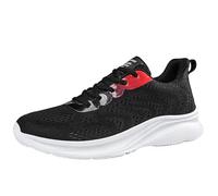 Chaussures De Running Hommes Basket Homme Chaussures Mode et Sport pour Hommes Basket Running Homme Gym Sports De Plein Trail Multisports Ocio Mesh EElástico Zapato, Le Noir B, 45 EU
