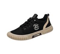 Chaussures De Running Hommes Basket Running Homme Chaussures Mode et Sport pour Hommes Basket Homme Confort Eélastique Mesh Jogging randonnée Gym Walking Chaussure, C le Noir, 46 EU