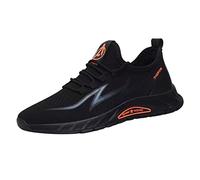 Chaussures De Sport Homme Chaussures De Running Homme Basket Hommes Chaussure Running Hommes Multisports Course Sneakers Confort Chaussure Antideslizantes Outdoor Indoor Baskets, Naranja A., 44 EU