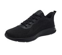 Chaussures De Sport Homme Chaussures De Running Homme Chaussure Running Hommes Basket Course Casual Chaussure Confort Baskets Slip on Confortables Sneakers, Le Noir B, 41 EU