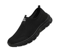 Chaussures De Sport Homme Chaussures De Running Homme Chaussure Running Hommes Basket Homme Cómodo Travail Chaussure Outdoor Baskets Antideslizantes Athlétique Sneakers, Le Noir B, 38 EU