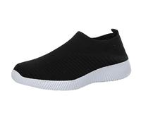 Chaussures Femme Confort Chic Sin Cordones Suela Flexible De Plataforma Manos Libres Baratos Zapatos Cómodos Casuales Antideslizantes Zapatillas Deportivas Ligeras Confort Zapatillas De Caminar, Negro