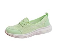 Chaussures Femme Ete Basket Femme Antideslizante Blanche Espadrille Femmes Chaussures Chaussures Cómodo Baskette Verano Confort Chic Y Sport pour Baskets de Tenis Flexible Marche Flexible, verde, 39