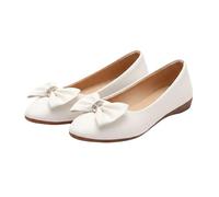 Chaussures Femme Ete Chic Et Elegante - Chaussures Casual pour Femme Baskets avec Lazo Sneakers Cómodo Basquette A Enfiler Sneaker Plantes pour Outdoor Basket sin Cordones Basquetas, blanco, 42 EU