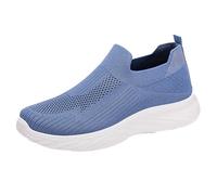Chaussures Femme ete Chic Sneakers Chaussures Orthopédiques Suela Flexible Legere sans Cordones Tennis Confort Outdoor de Jogging Sport Fitness Gym Athlétique Transpirable Air Course Verano Sneakers