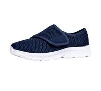 Chaussures Homme de taille - Basket Homme Scratch Chaussures Cómodtables Shoes à Poner Baskets Antideslizante Transpirable Shoes Orthopédic Basquetas Pies Larges Sneakers, azul oscuro, 45 EU