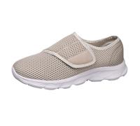 Chaussures Homme de taille - Basket Homme Scratch Chaussures Cómodtables Shoes à Poner Baskets Antideslizante Transpirable Shoes Orthopédic Basquetas Pies Larges Sneakers, beige, 40 EU