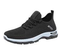 Chaussures Homme Orthopédique Pied Large - Basket Sport Confort Homme Chaussure Casual Sneakers Transpirable Basquetas Legere De Senderismo Baskets avec lacets Basquette De Marche Sneaker, Negro , 43