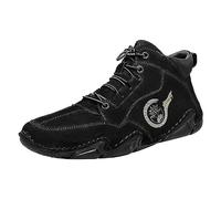 Chaussures Hommes Basket Running Homme Chaussures Mode et Sport pour Hommes Basket Homme Cómodos de la Mode Mesh Transpirable Ocio Slip on Multisports Antideslizantes Chaussure, Le Noir B, 46 EU