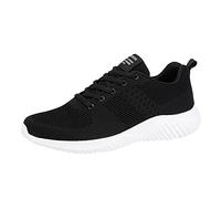 Chaussures Mode et Sport pour Hommes Basket Homme Chaussures De Camine Hommes Basket Running Homme Casual Mesh Eélastique Tenis Antideslizantes Multicolor Trail Chaussure, Le Noir B, 42 EU