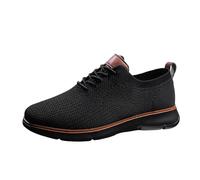 Chaussures Mode et Sport pour Hommes Basket Running Homme Chaussures De Sport Hommes Basket Homme Eélastique Slip on Antideslizante, Cómodo Multicolor Tenis Jogging Chaussure, Le Noir 3, 43 EU