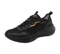 Chaussures Mode et Sport pour Hommes Basket Running Homme Chaussures Hommes Basket Homme randonnée Fitness Outdoor Antideslizante Walking Elastique Mesh Chaussure, Le Noir 3, 45 EU