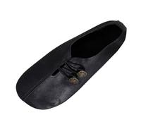 Chaussures Plate Femme Verano - Sandales Femme Slip Ins Chaussure Punta Cerrada Sandalette Punta Redonda De Caminar Zapato Cuero Suave Casual Sandalette Cómodo Transpirable Grande Size Sandalia, Negro