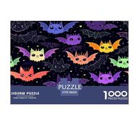 chauve-Souris Puzle Juguete Educhativo Decoración del Hogar 1000 Piezas Animaux Rompecabezas Imposible Juego De Habilidad para Adultos 38x26cm/1000pcs