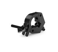 Chauvet DJ CTC 50 HCN BLK - Abrazadera de iluminación de medio acoplador de 2 pulgadas, color negro