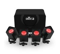 Chauvet DJ Freedom H1 IP X4 Wireless LED Wash Light System 4 Pack Black