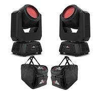 Chauvet DJ Intimidator Beam Q60 - Juego de 2 luces LED con cabezal móvil, efecto de iluminación para DJ Razor Sharp Beam