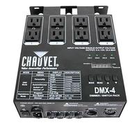 CHAUVET DJ Paquete de atenuador/relé DMX-4 | Controladores de luz LED