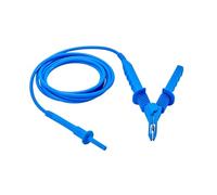 Chauvin Arnoux Cable de prueba HV de 5 kV (3 m) con pinza de cocodrilo (azul)