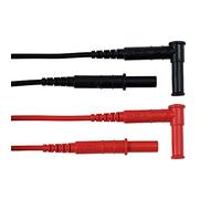 Chauvin Arnoux P01295451Z - Cables de prueba con conector recto/acodado de 4 mm, PVC de 1,5 m