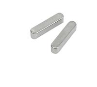 Chaveta paralela de acero inoxidable, Pasador de espiga acero inoxidable 304 con extremo redondo, varios tamaños, paquete 2 o 10(10mm,5x5mm)