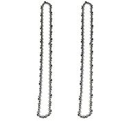 Chavisenty 2 piezas de 18 pulgadas para motosierra de motosierra de paso de hoja de cadena de 0.325 pulgadas, calibre 0.058 72DL, herramientas de hardware de repuesto