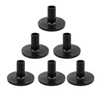 Chavisenty 6 fundas largas de plástico para platillos para kits de batería, piezas de repuesto