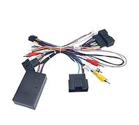 Chavisenty Cable de alimentación de audio de 16 pines para coche, arnés de cableado de radio con caja Canbus para Focus 2012-2015