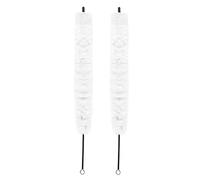 Chavisenty Cepillo de limpieza de cavidades de flauta, hilo de algodón, varilla de limpieza lavable, herramienta de cuidado