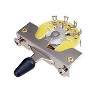 Chavisenty Interruptor de palanca de metal de 5 vías para guitarra eléctrica de repuesto