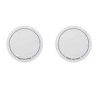 Chavisenty Parche para bombo, accesorios para instrumentos de percusión para tambor, parches para bombo, color blanco, 11 x 11 cm