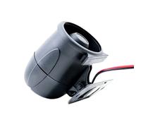 Chavisenty Sirena de bocina antirrobo para coche, alarma de bocina de 12 V, alarma de agudos, altavoz de voz inteligente de alto decibelio