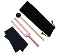 Chavisenty Tenedor de afinación, 528 Hz para curar chakras, terapia de sonido, mantiene el cuerpo, la mente y el espíritu en perfecta armonía, color rosa