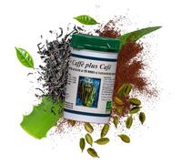 CHAY Café con Aloe con Té y Cardamomo - Café Arábica Orgánico, Té Negro de Ceilán, Cardamomo Indio - Bebida Gourmet Natural con Aloe Vera, Propiedades Drenantes y Sensoriales - 54g