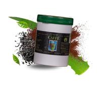 CHAY Café con Aloe y Té - Café gourmet arábica ecológico de origen único | Fórmula Aloe Arborescens Aloe Code | Té negro puro de Ceilán | Bebida drenante, natural - 400 g