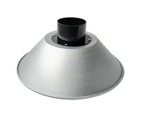 CHBCJJYP Campana Extractora Redonda para Humo, Boquilla para Manguera y Accesorios de Recolección de Polvo de Humos de Soldadura, Aleación de Aluminio(35cm x 100mm)