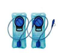 CHBOP 2 Paquetes Vejiga de hidratación de 2 litros - Depósito de Agua de Repuesto Resistente - Tapón a Prueba de Fugas - Lo Mejor para Practicar Senderismo, Acampar, Ciclismo, Caza