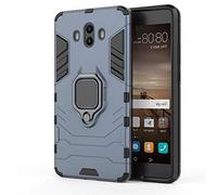 CHcase Huawei Mate 10 Funda, 2in1 Armadura Combinación A Prueba de Choques Heavy Duty Escudo Cáscara PC + TPU Silicona con Soporte Magnetic Car Mount Case Cover para Huawei Mate 10 -Black Plus Gray