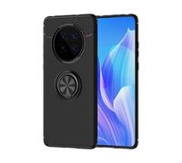 CHcase Huawei Mate 40 Funda, Anillo Soporte Funda 360 Grados Giratorio Ring Grip con Gel TPU Case Carcasa Fundas para Huawei Mate 40 -Negro