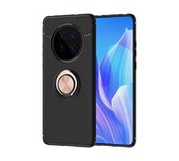 CHcase Huawei Mate 40 Funda, Anillo Soporte Funda 360 Grados Giratorio Ring Grip con Gel TPU Case Carcasa Fundas para Huawei Mate 40 -Oro Rosa