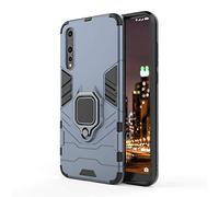 CHcase Huawei P20 Pro Funda, 2in1 Armadura Combinación A Prueba de Choques Heavy Duty Escudo Cáscara Dura PC + TPU con Soporte Magnetic Car Mount Case Cover para Huawei P20 Pro -Black Plus Gray