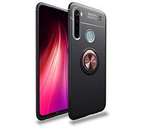 CHcase Redmi Note 8T Funda, Anillo Soporte Funda 360 Grados Giratorio Ring Grip con Gel TPU Case Carcasa Funda para Redmi Note 8T -Oro rosa