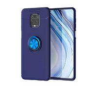 CHcase Redmi Note 9s/9 Pro Funda, Anillo Soporte Funda 360 Grados Giratorio Ring Grip con Gel TPU Case Carcasa Funda para Redmi Note 9s/9 Pro -Azul