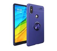 CHcase Xiaomi Mix 2S Funda, Anillo Soporte Funda 360 Grados Giratorio Ring Grip con Gel TPU Case Carcasa Funda para Xiaomi Mix 2S -Azul