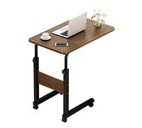 CHCHC Mesa de Ordenador Portátil con Ruedas,Altura Ajustable 26,7-32,6 Pulgadas Soporte Trabajo Escritorio Portátil Stand Up Desk Trabajo del Ordenador