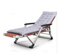 CHCHC Silla Plegable de Gravedad Cero, Cama reclinable portátil de Metal Resistente, Muebles de jardín, sillones reclinables Plegables, Tumbona for Exteriores Tumbonas(Red,with Seat Cushion)