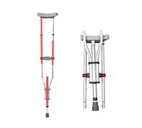 CHCWR 2 muletas para Adultos muletas medicinales telescópicas Ajustables muletas Plegables muletas de axila Que Llevan 150 kg de Bastones